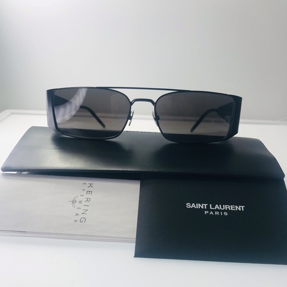 New - Saint Laurent Women's Sl366lenny  Black Sunglasses - Picture 16 of 16
